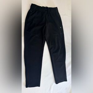 Xersion Double-Knit Boys Tapered Regular Fit Pull-On Pant in black size M.